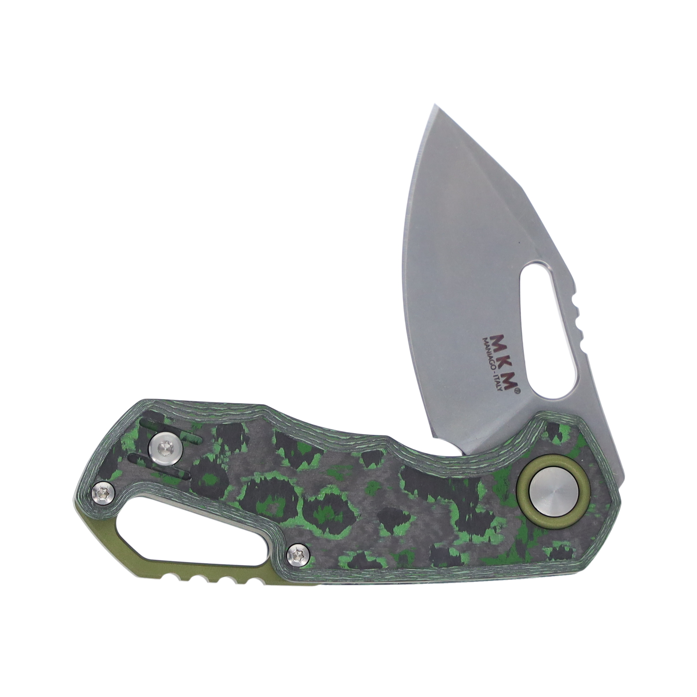 MKM Isonzo Jungle Wear Folding Knife 2.36in Clip Point SMKW Exclusive MKFX033CJ View 3