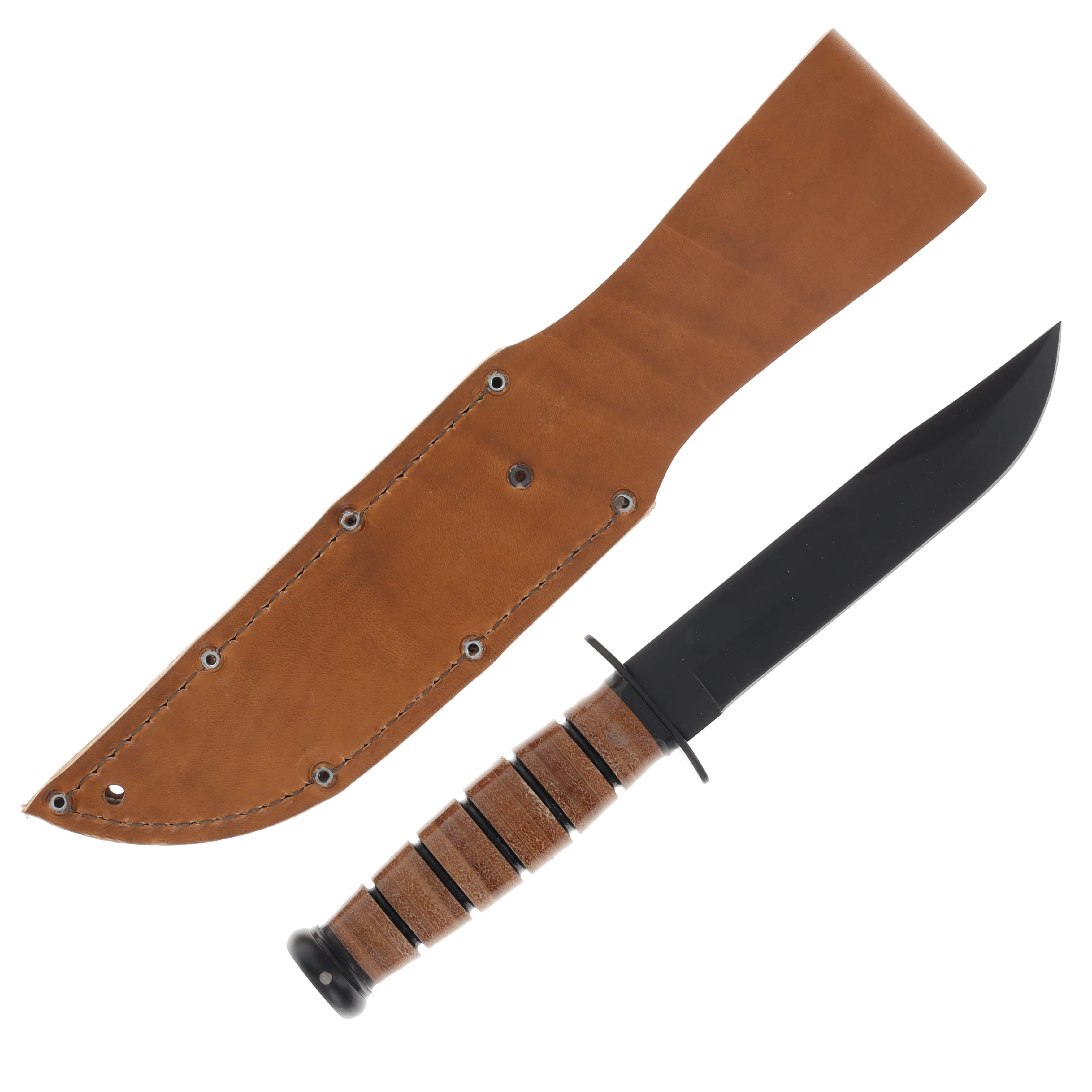 KA-BAR USA Short Fighting Knife with Leather Sheath KA1251 View 2