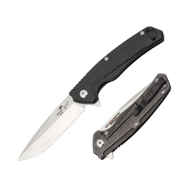 Bear & Son Bear Ops Rancor VII Folding Knife Carbon Fiber/Titanium View 1