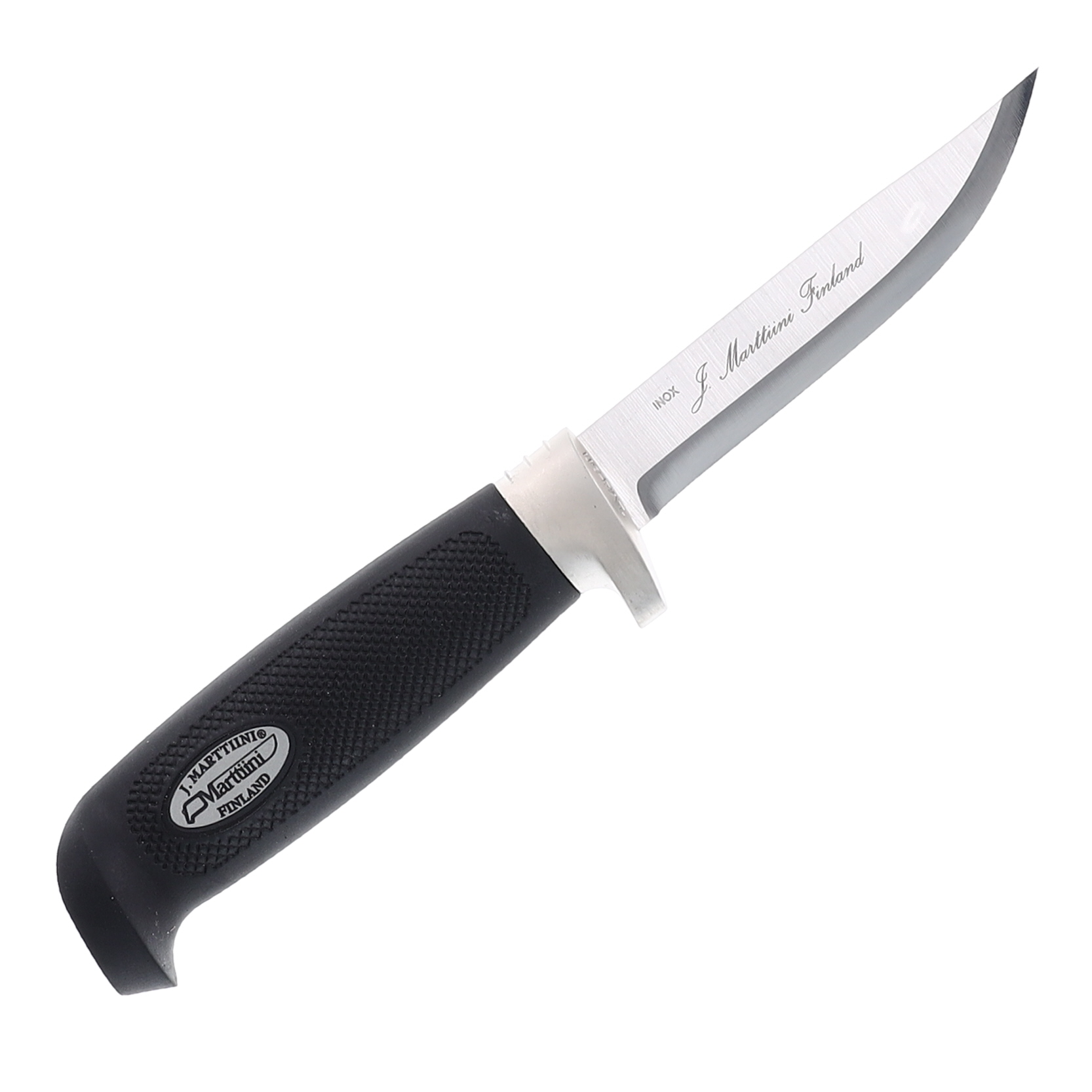Marttiini Little Classic 3.5in Satin Straight Back Fixed Blade Knife MT184010 View 1