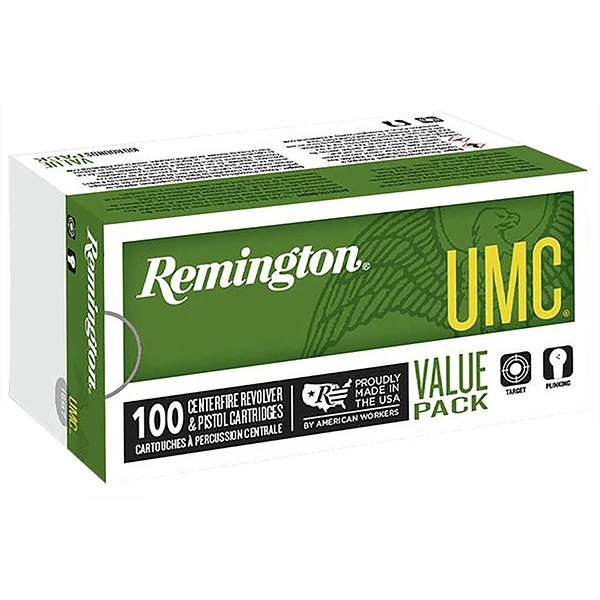 Remington UMC .380 ACP 88gr JHP Hollow Point Reloadable Brass Ammo 100Rds L380A1B View 1