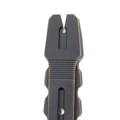 WE Knife Co. Gesila Pry Bar Antique Bronze Titanium View 6