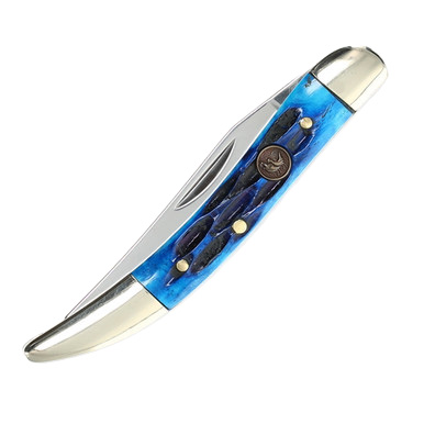 Hen & Rooster Small Toothpick Folding Knife Blue Pickbone View 5