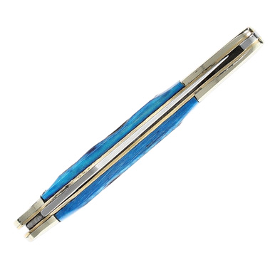 Hen & Rooster Small Toothpick Folding Knife Blue Pickbone View 7