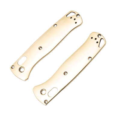 SMKW Bugout Brass Handle Scales View 1