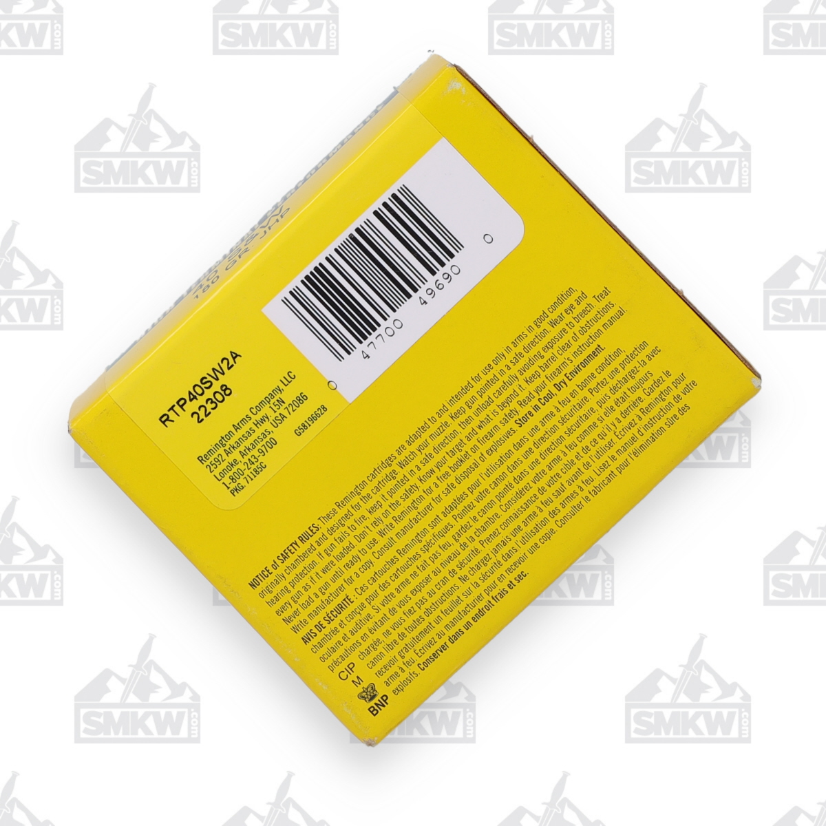 Remington High Terminal Performance 40 S&W Ammunition 180 Grain JHP 20 Rounds RTP40SW2A View 5