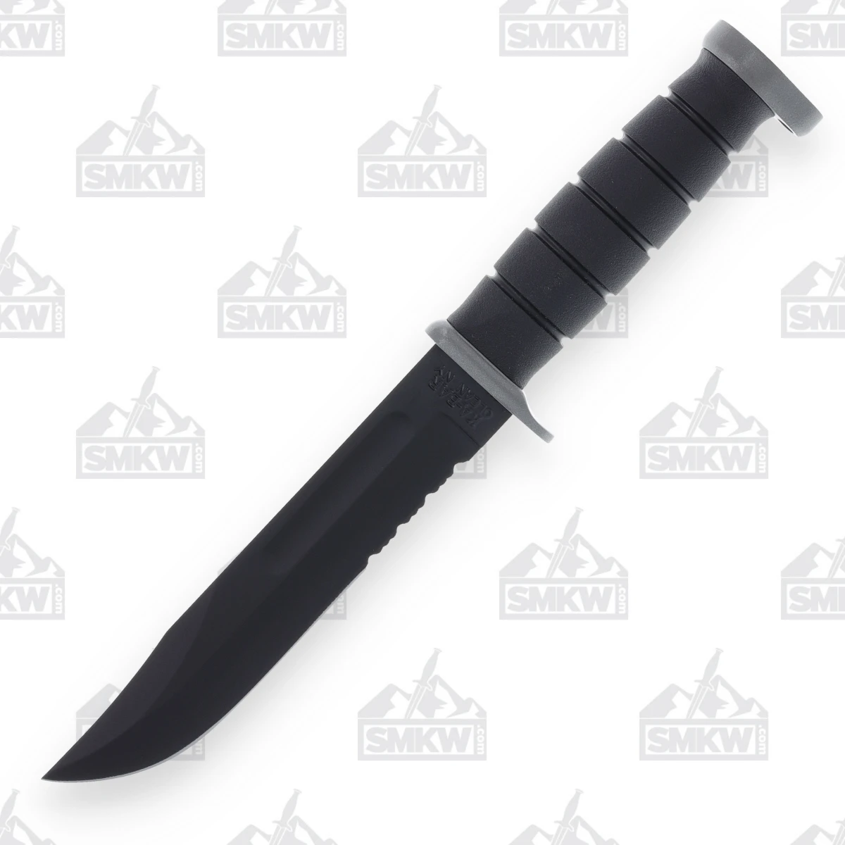 KA-BAR D2 Extreme Fighting Fixed Blade Knife Black 7in Clip Point KA1282 View 2