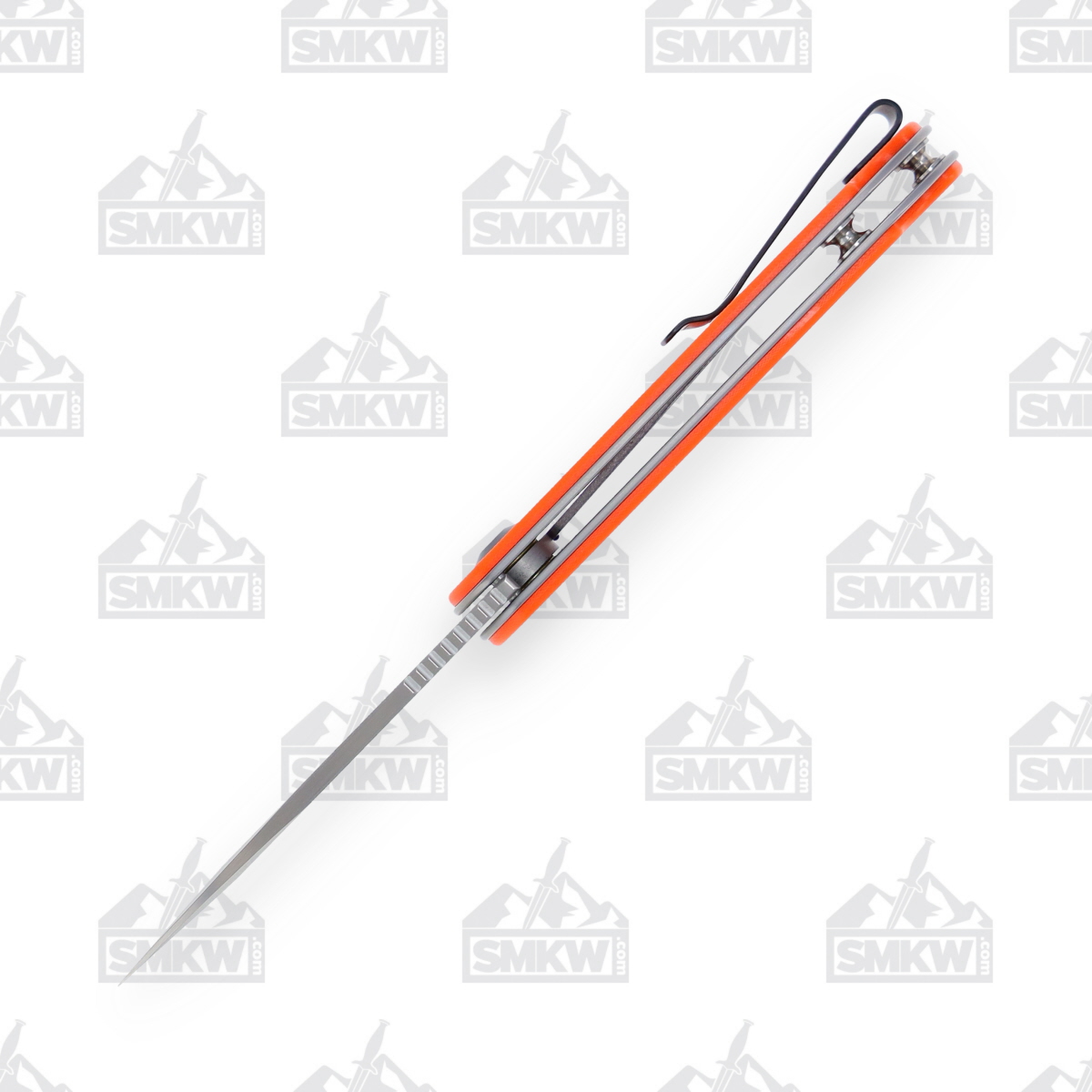 CIVIVI Elementum Orange G-10 2.96 Inch Plain Satin Drop Point WKCC907R View 5