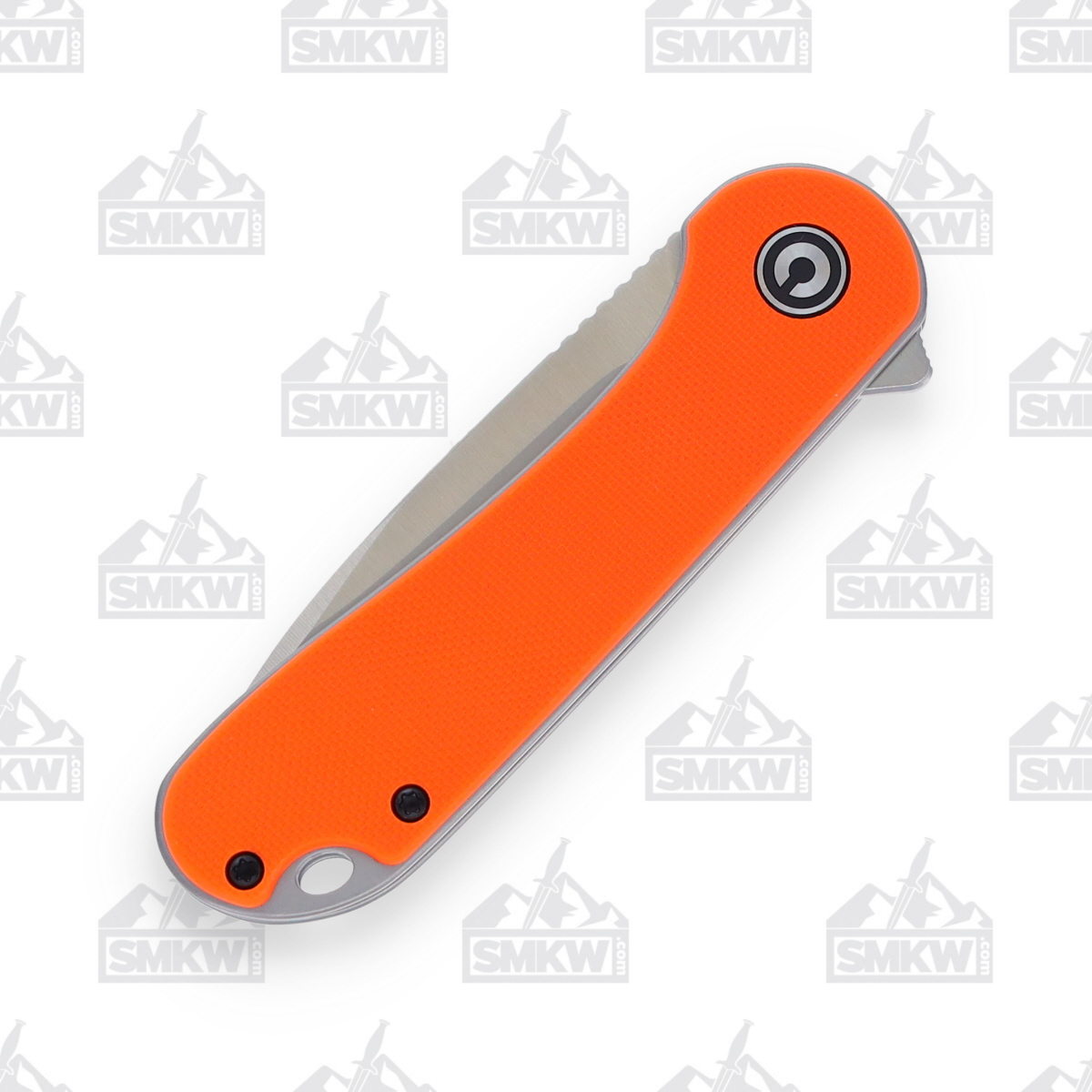 CIVIVI Elementum Orange G-10 2.96 Inch Plain Satin Drop Point WKCC907R View 7