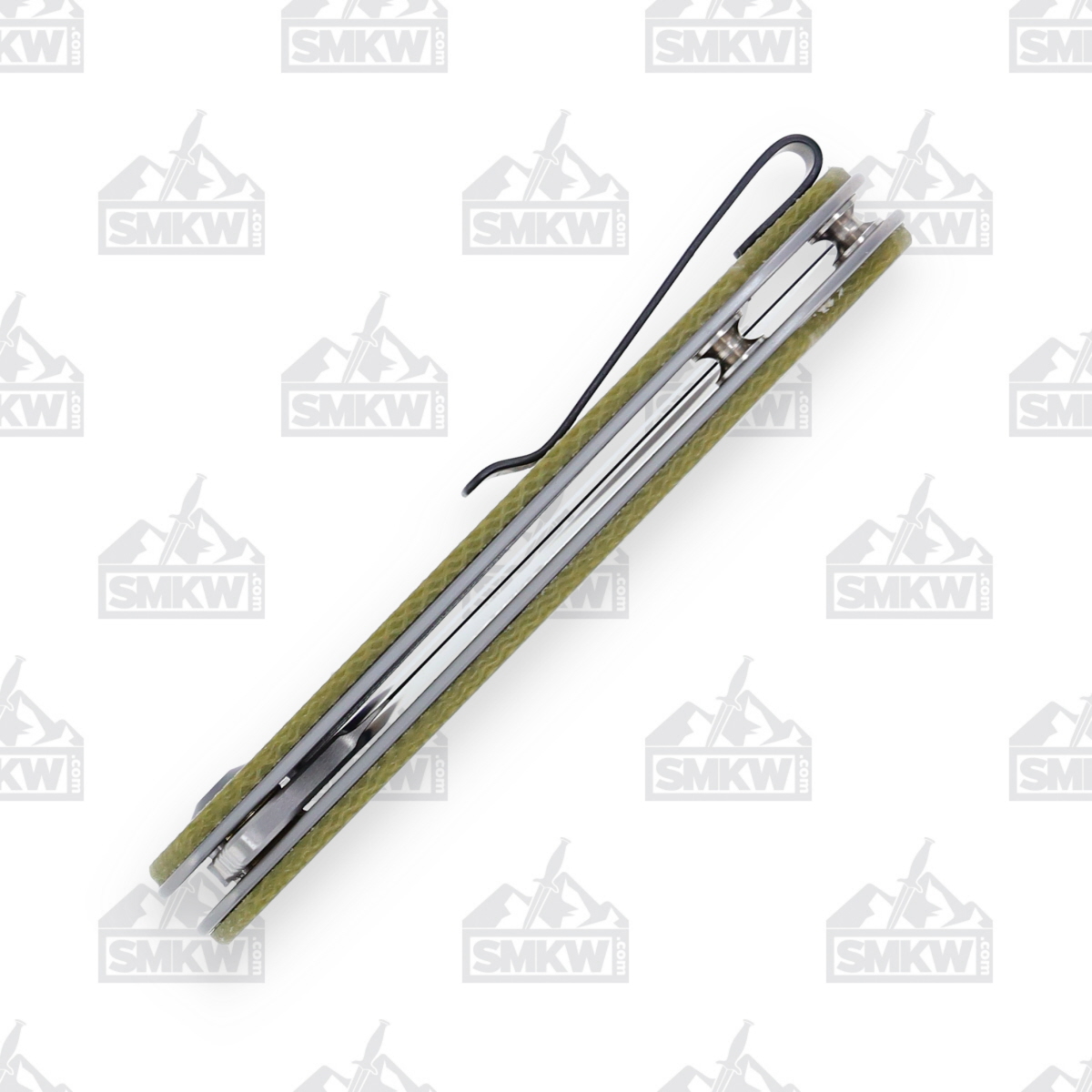 CIVIVI Elementum Olive Micarta 2.96 Inch Plain Satin Drop Point WKCC907S View 9