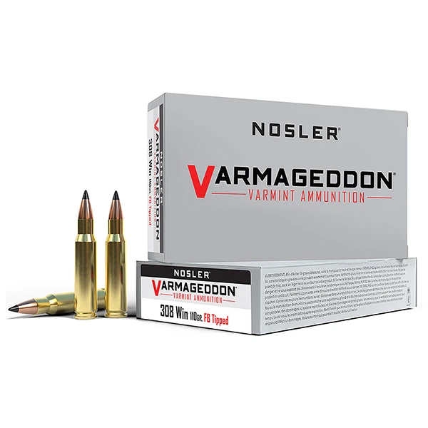 Nosler Varmageddon .308 Win 110gr FBT Polymer Tip 20 Rds Box 40272 View 1