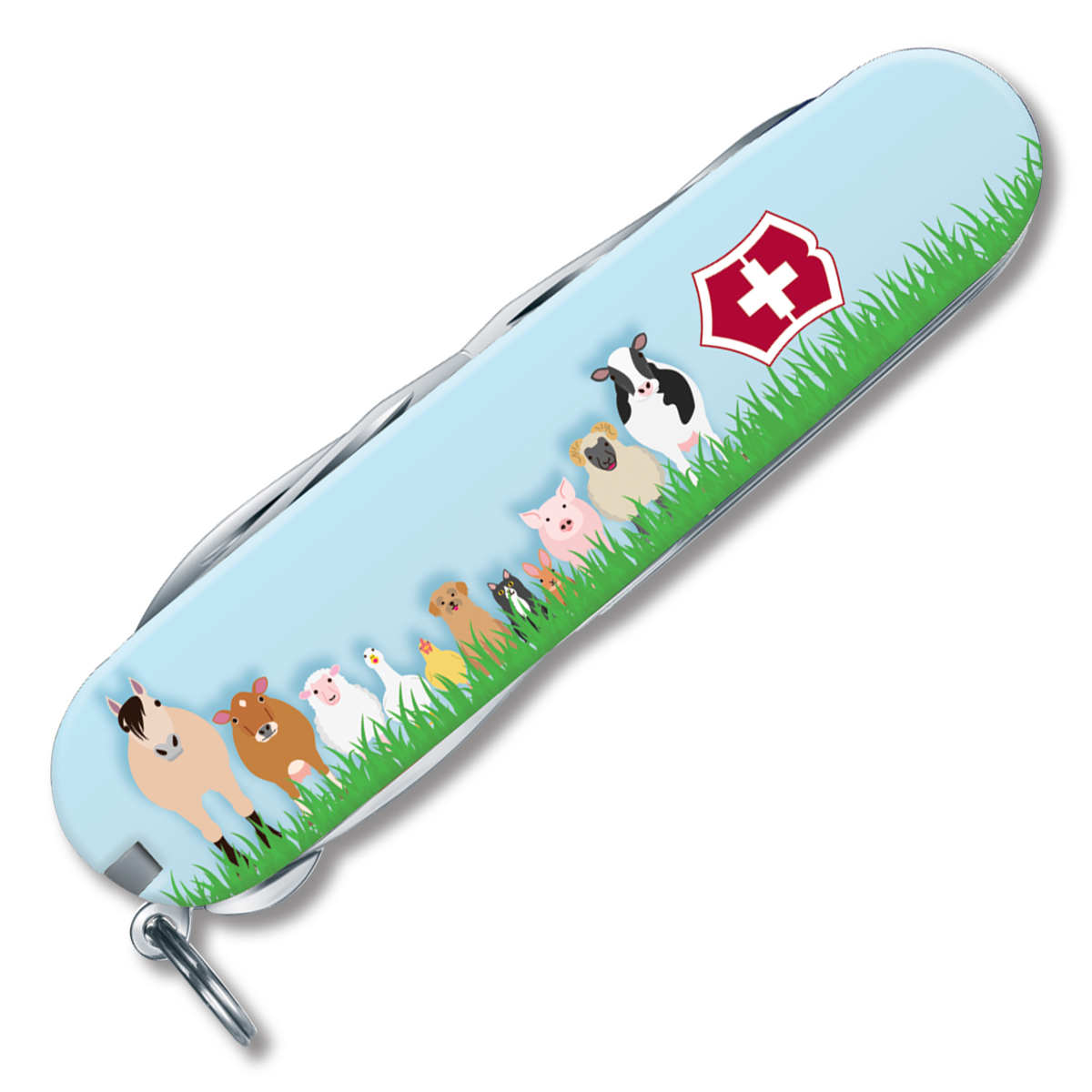 Victorinox SMKW Exclusive Tinker Swiss Army Knife Farm Animals V1105 View 2