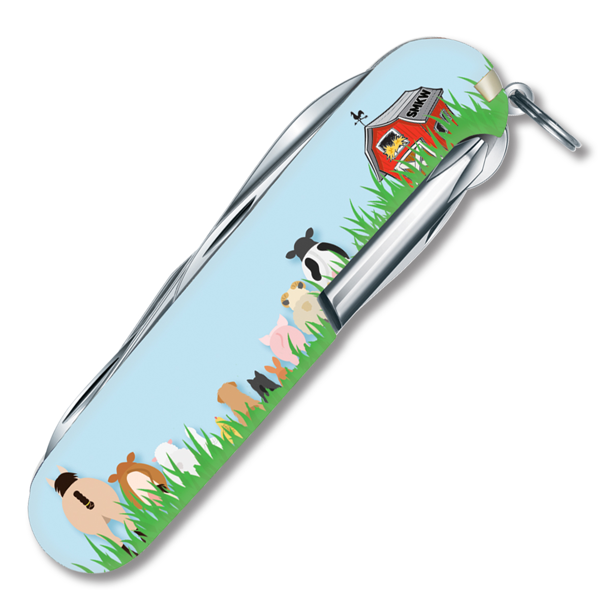Victorinox SMKW Exclusive Tinker Swiss Army Knife Farm Animals V1105 View 3