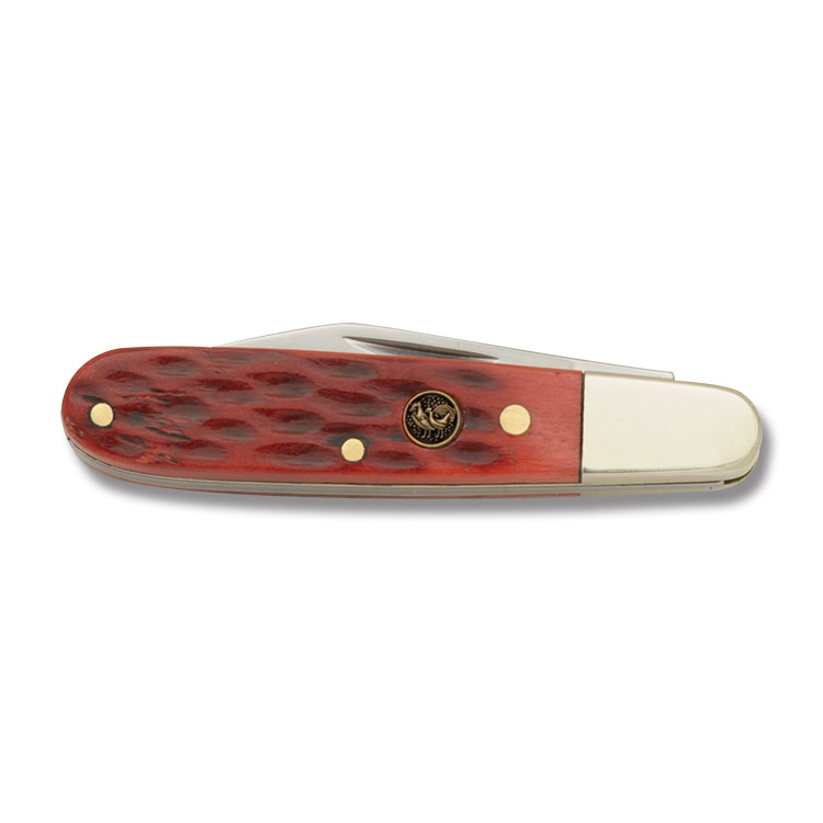 Hen & Rooster Baby Barlow Folding Knife Red Pickbone HR241RPB View 2
