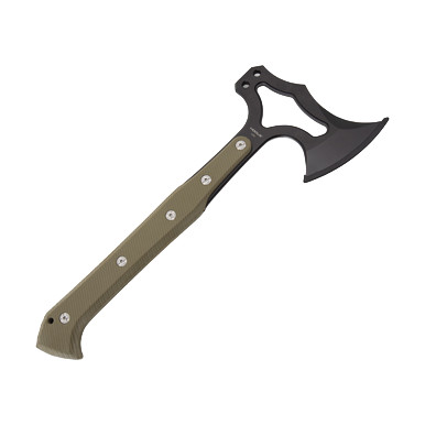 Hogue EX-T01 Tomahawk - Black Finish - OD Green G10 - 14.12in HG35778 View 4