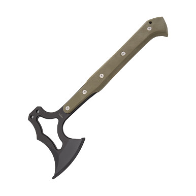 Hogue EX-T01 Tomahawk - Black Finish - OD Green G10 - 14.12in HG35778 View 3