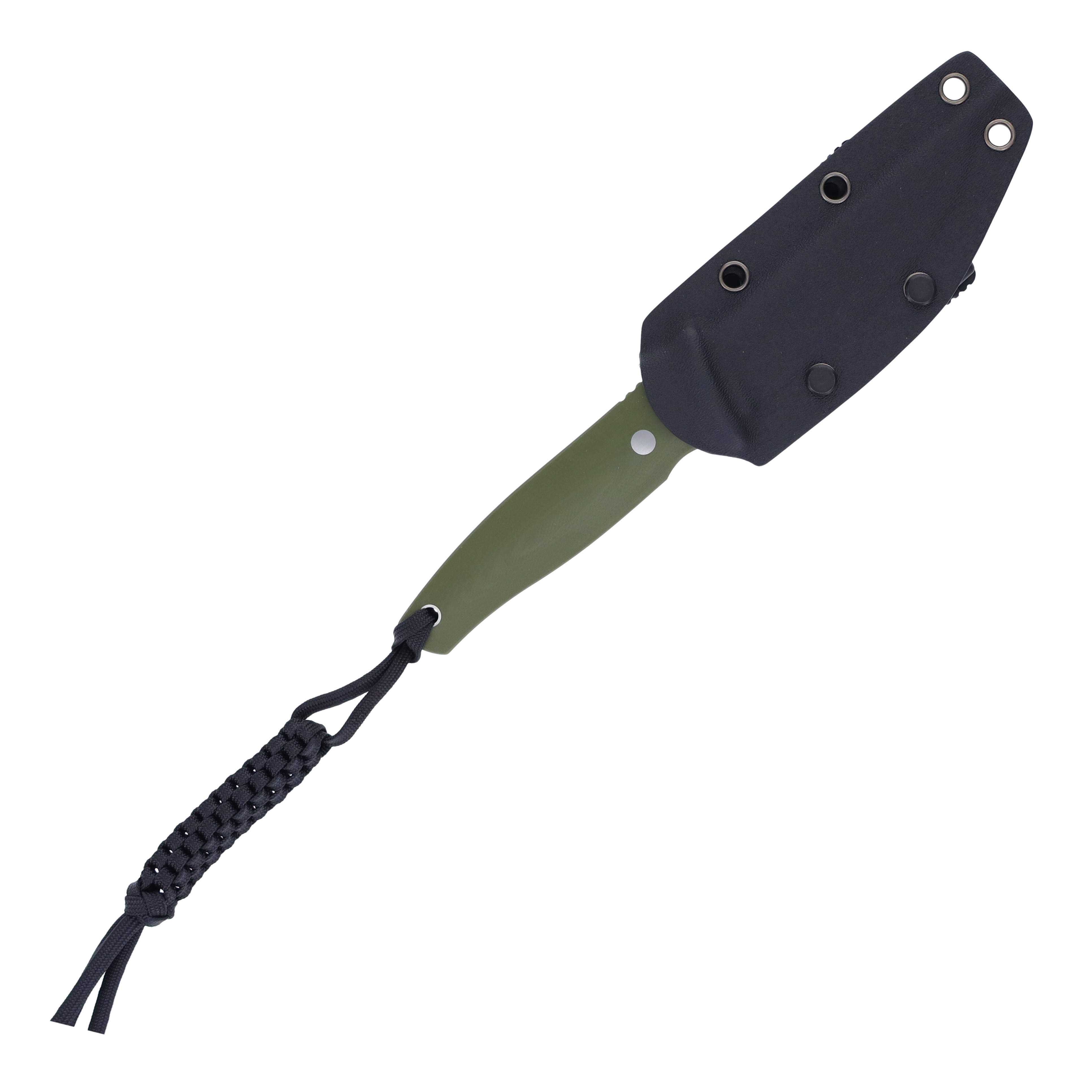 CIVIVI Tamashii Fixed Blade Knife Satin Drop Point/OD Green G-10 with Kydex Sheath WKCC190462 View 5