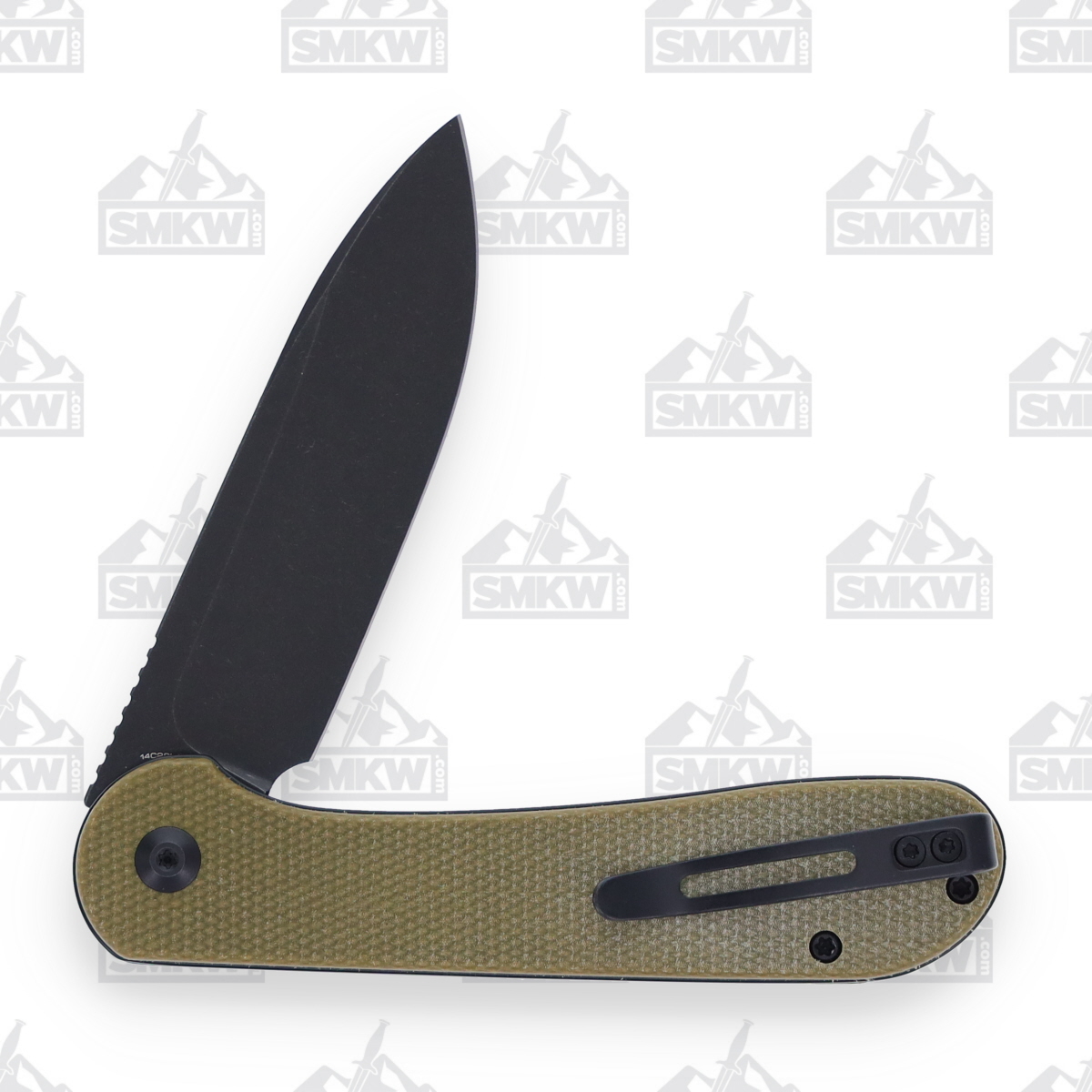 CIVIVI Elementum Button Lock Olive Micarta WKCC2103B View 6