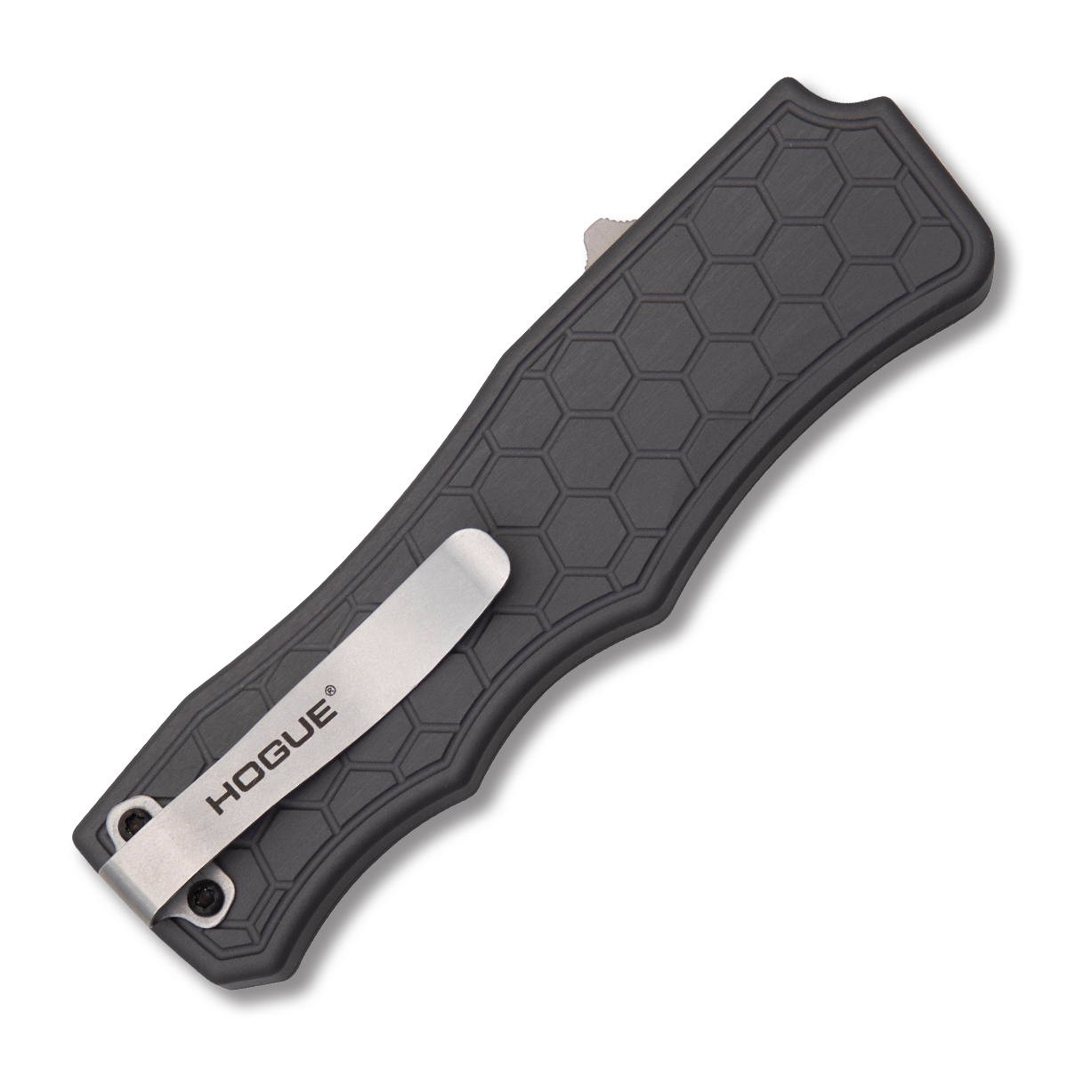 Hogue Exploit 3.5 OTF Automatic Tanto Stonewash Gray AUHG34042 View 2