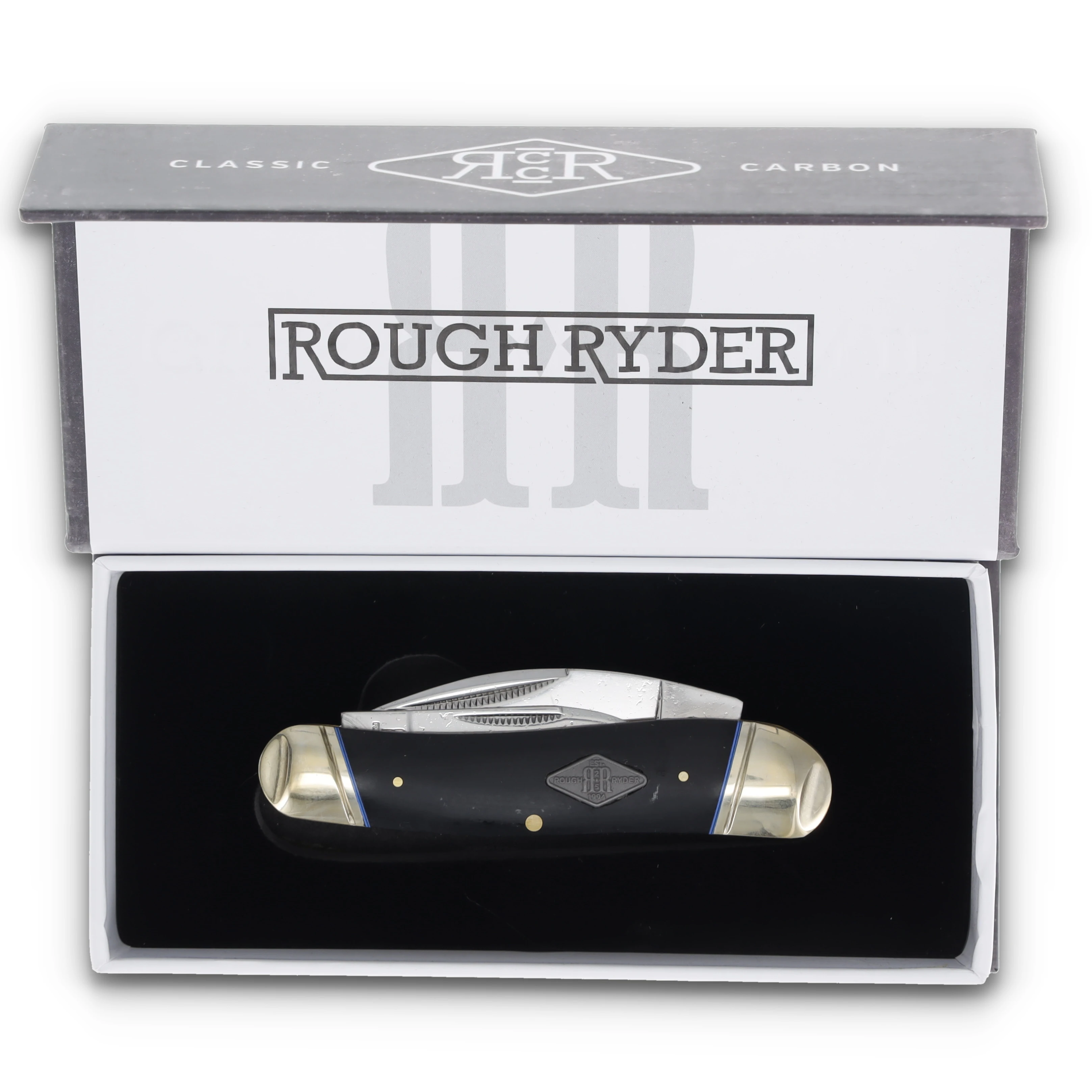 Rough Ryder Classic Carbon II Swayback Folding Knife RR2217 View 7