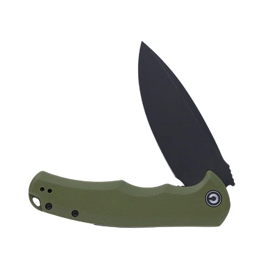 CIVIVI Praxis Folding Knife OD 3.75in Plain Black Stonewash Drop Point WKCC803F View 5