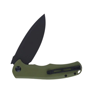 CIVIVI Praxis Folding Knife OD 3.75in Plain Black Stonewash Drop Point WKCC803F View 6