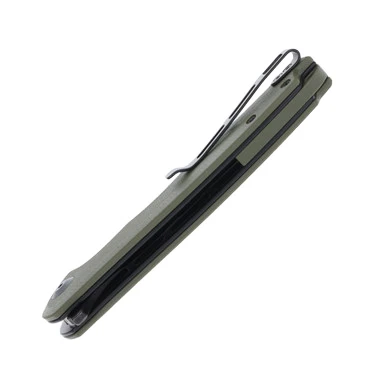 CIVIVI Praxis Folding Knife OD 3.75in Plain Black Stonewash Drop Point WKCC803F View 10