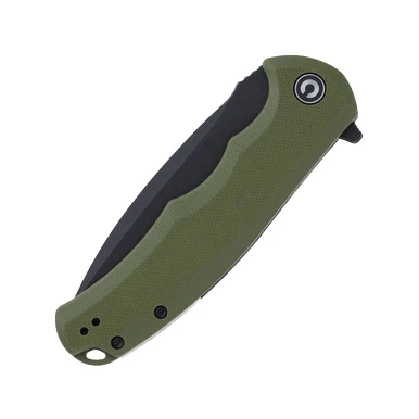CIVIVI Praxis Folding Knife OD 3.75in Plain Black Stonewash Drop Point WKCC803F View 7