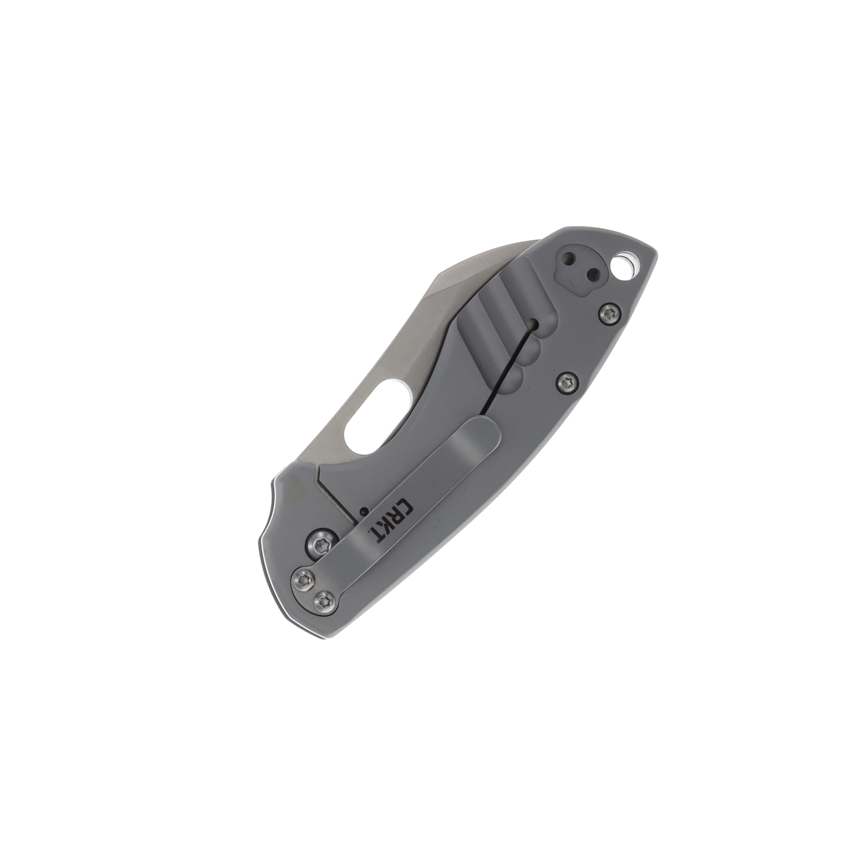 CRKT Pilar Frame Lock Folding Knife 2.4in Plain Satin Sheepsfoot Blade CR5311 View 2