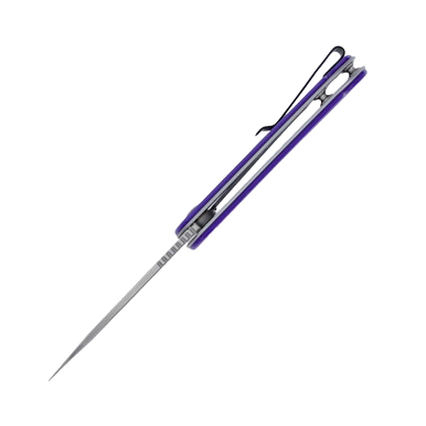 CIVIVI Elementum Purple G-10 2.96 Inch Plain Satin Drop Point WKCC907V View 8