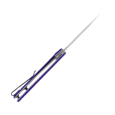 CIVIVI Elementum Purple G-10 2.96 Inch Plain Satin Drop Point WKCC907V View 7