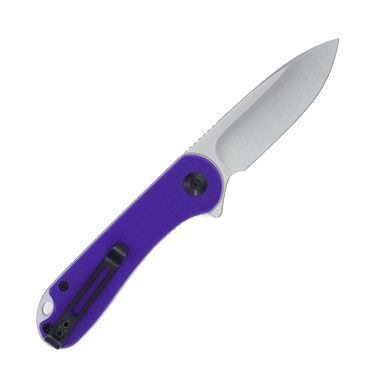 CIVIVI Elementum Purple G-10 2.96 Inch Plain Satin Drop Point WKCC907V View 2