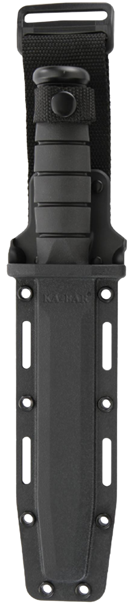 KA-BAR Full Size Black Fighting Knife Fixed 7in Straight Edge Blade KA1213 View 3