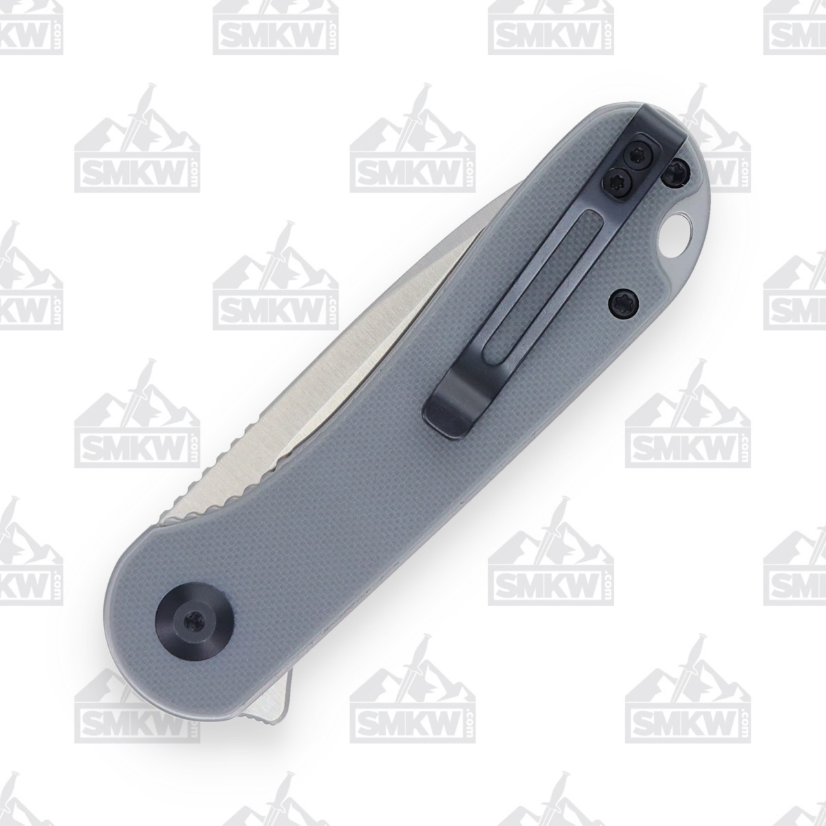 CIVIVI Elementum Folding Knife Gray 2.96in Plain Satin Drop Point WKCC907B View 8