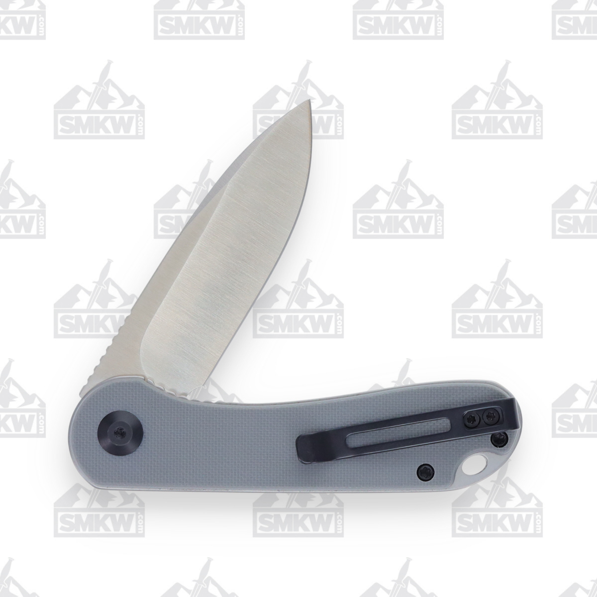 CIVIVI Elementum Folding Knife Gray 2.96in Plain Satin Drop Point WKCC907B View 4