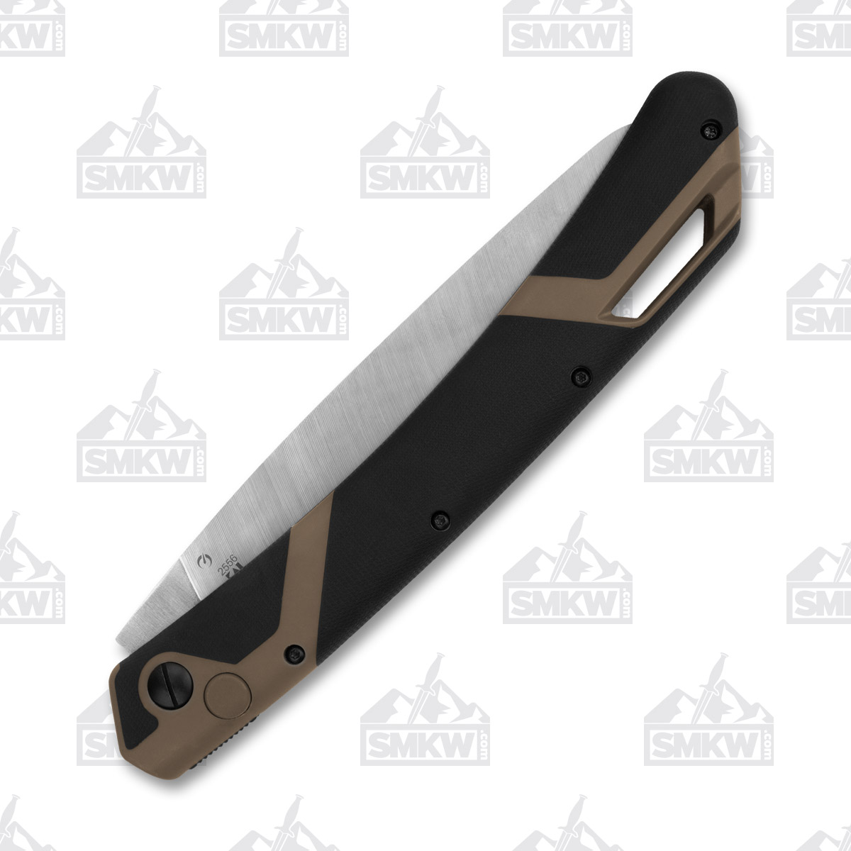Kershaw Taskmaster 2 Folding Saw Tan 7in Nickle Plated Serrated Blade KS2556 View 3