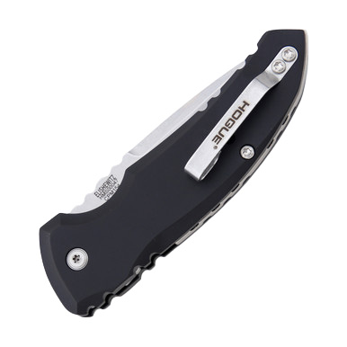 Hogue Elishewitz A01 MicroSwitch OTS Automatic Folding Knife Black