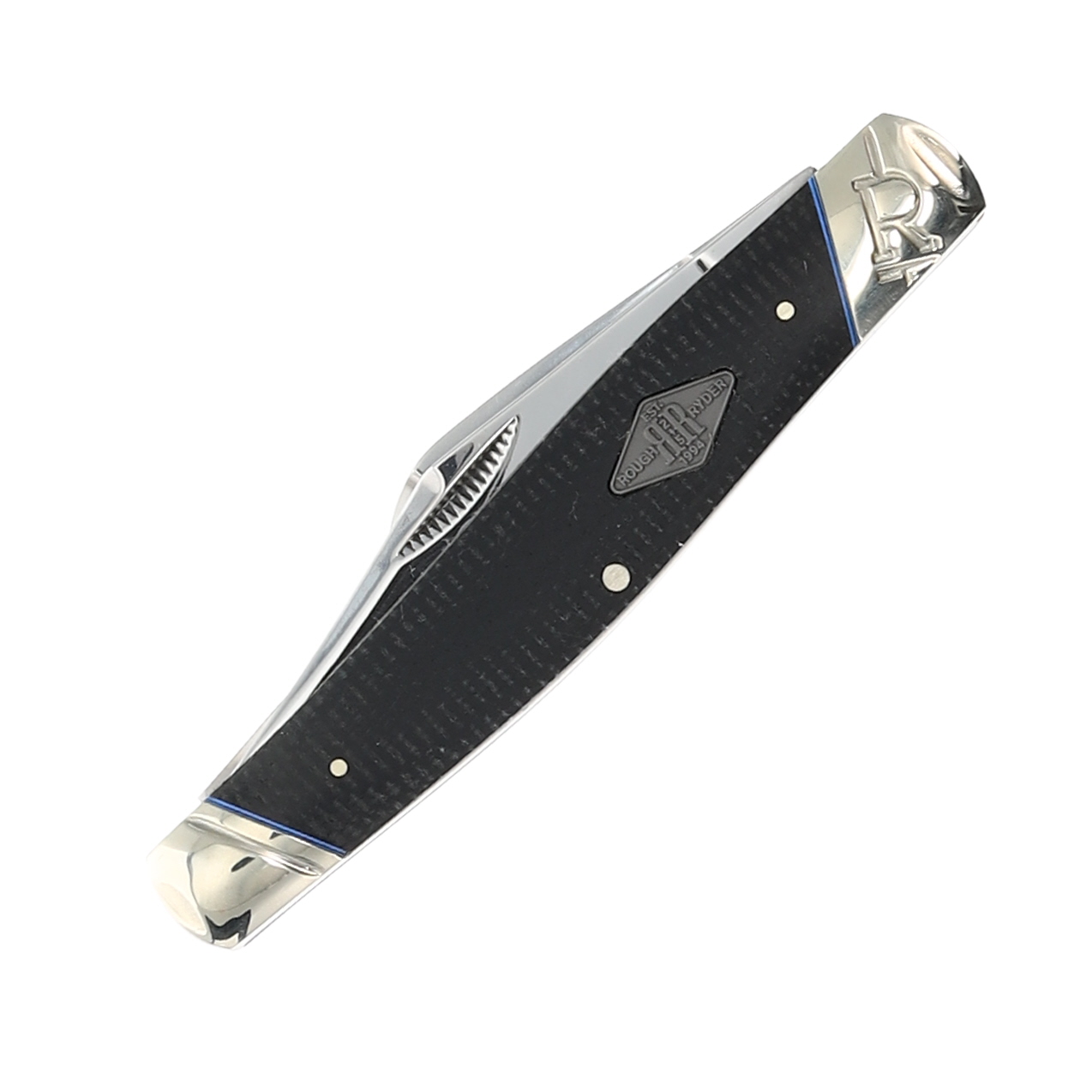 Rough Ryder Classic Carbon II Large Stockman Folding Knife RR2214 View 3