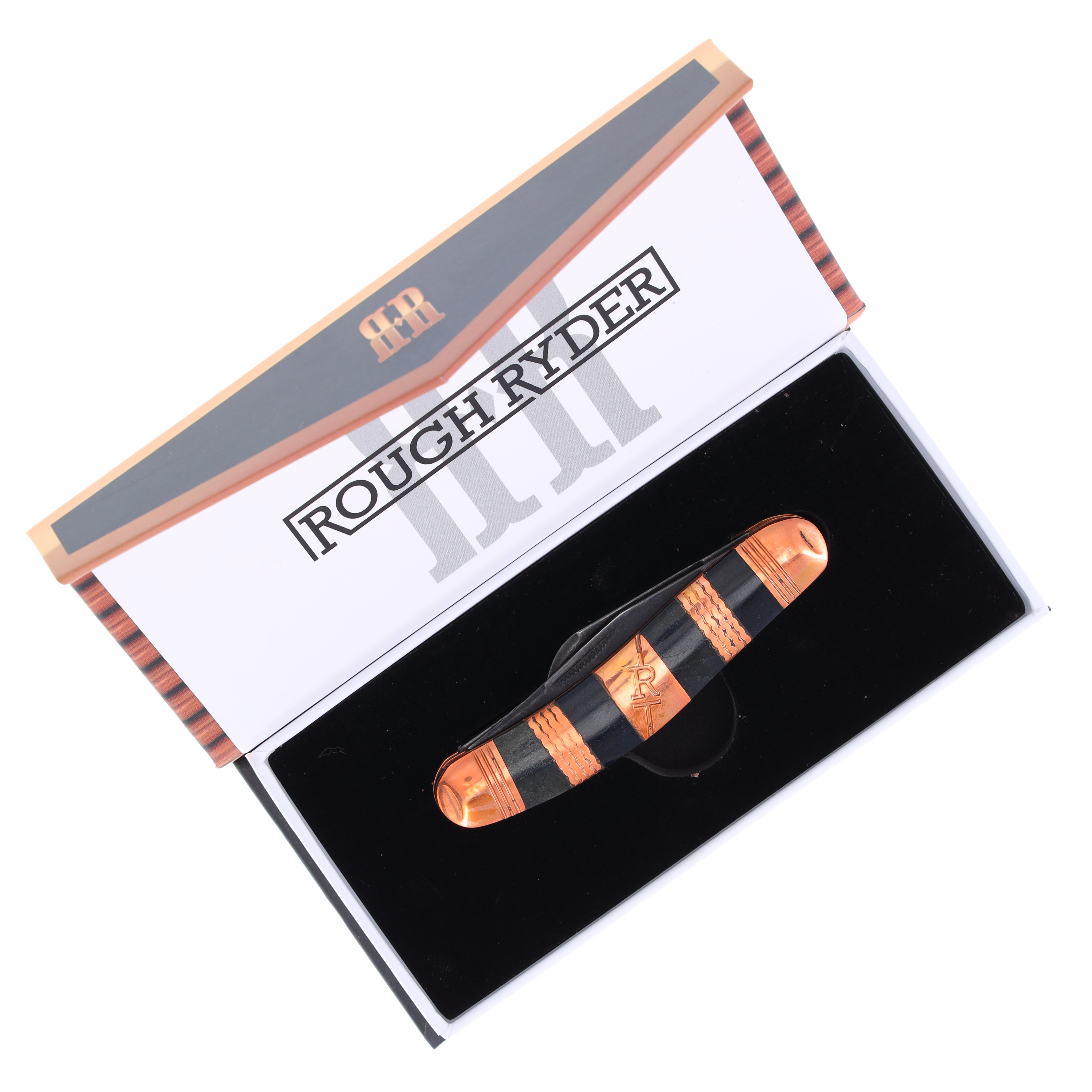 Rough Ryder Copper Coil 3-Blade Sowbelly Folding Knife RR1830 View 8