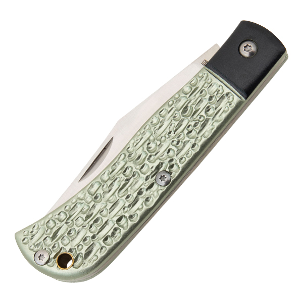 Rough Ryder Folding Knife Green Jigged Aluminum RR2107 View 3
