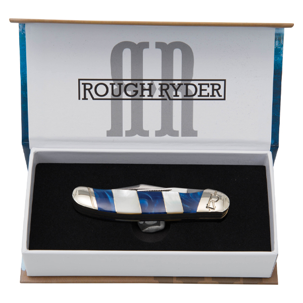 Rough Ryder Blue Ocean Copperhead Folding Knife RR2026 View 5