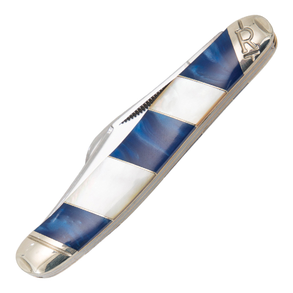 Rough Ryder Stockman Folding Knife Blue Ocean RR2024 View 2