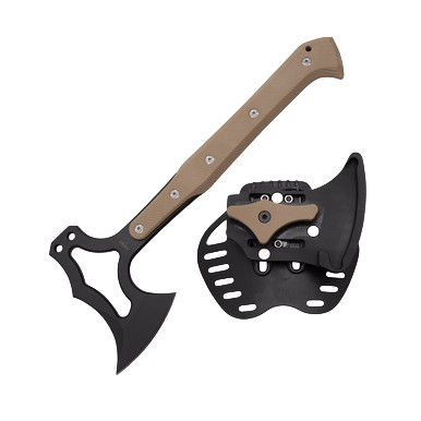 Hogue EX-T01 Tomahawk Axe FDE G10 14.12in HG35777 View 1