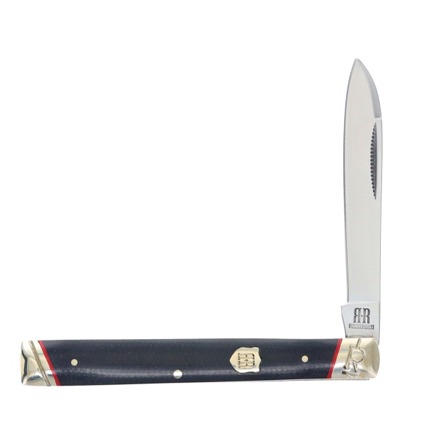 Rough Ryder Highland Black Micarta Doctors Knife RR2383 - Smoky
