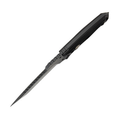 Hogue Sig Sauer EX-F01 Tactical Tanto Black Fixed 5.5in Gray Sawback Blade HG37122 View 4