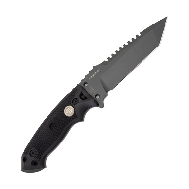 Hogue Sig Sauer EX-F01 Tactical Tanto Black Fixed 5.5in Gray Sawback Blade HG37122 View 3