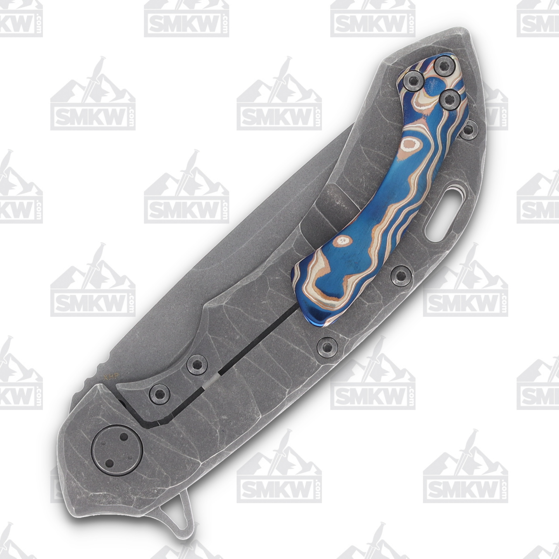 Olamic Wayfarer 247 Prototype Drop Point Rocks Fedokume PRS07 View 6