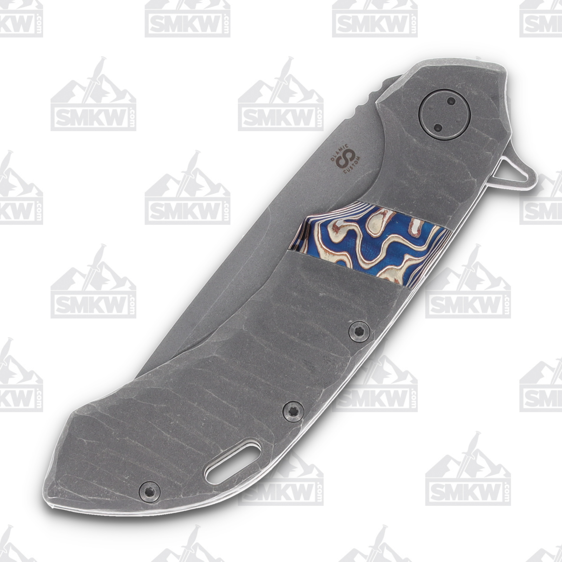Olamic Wayfarer 247 Prototype Drop Point Rocks Fedokume PRS07 View 5