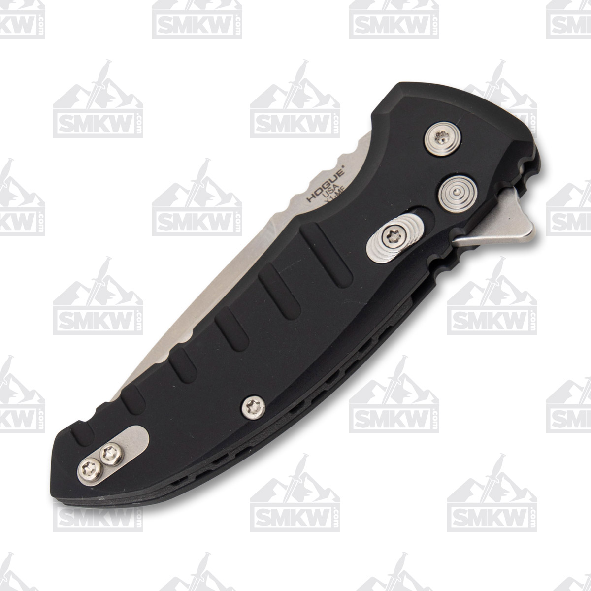 Hogue X-1 MicroFlip Black Folding Knife Stonewash 2.75in Drop Point Blade HG24170 View 6