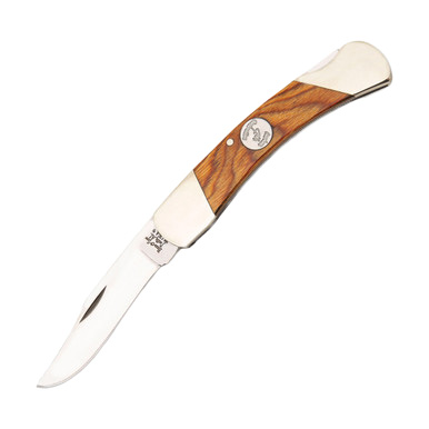 Bear & Son Heritage Walnut Midsize Lockback Folding Knife View 1